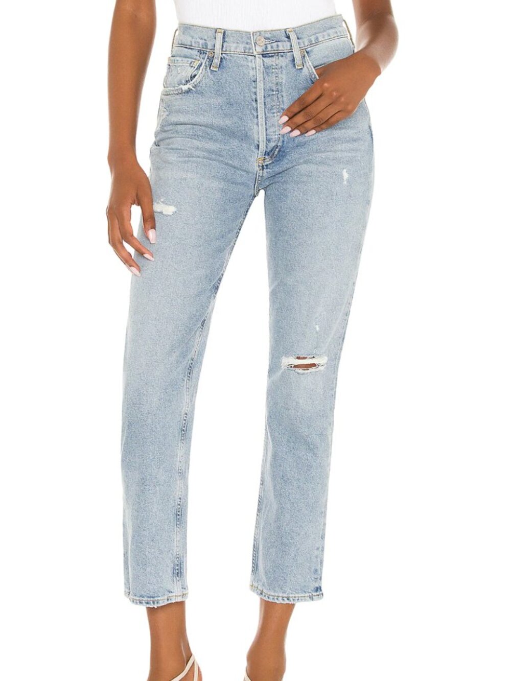 Citizens of Humanity EUC | Jolene High-Rise Vintage Slim Jeans in Blue Jay